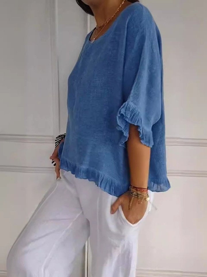 Mireille - Blouse décontractée élégante