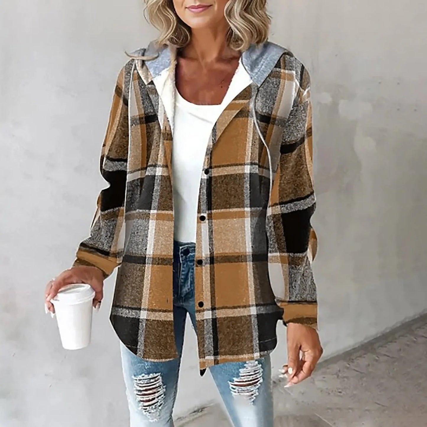 Jemima™ | Veste à carreaux pour femmes