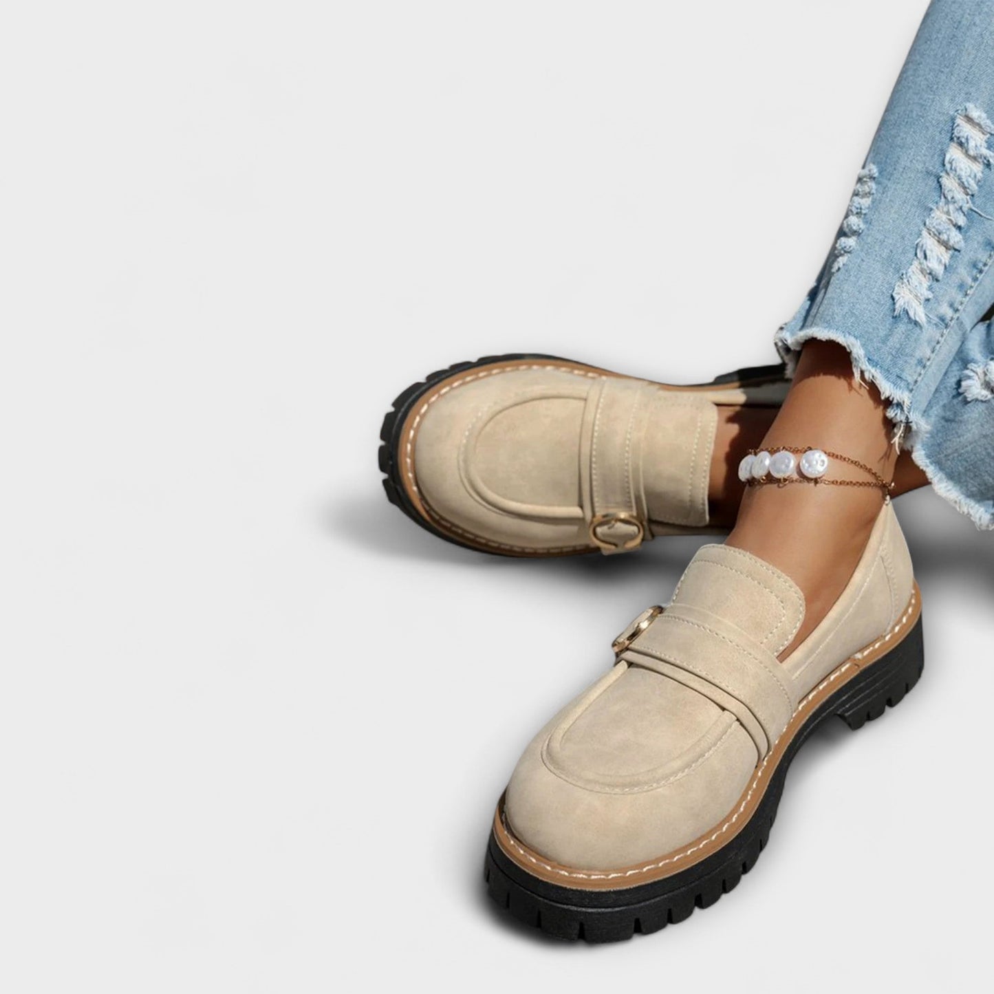 Lora™ | Mocassins Décontractés à Bout Rond