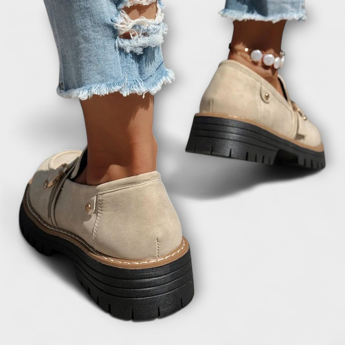 Lora™ | Mocassins Décontractés à Bout Rond