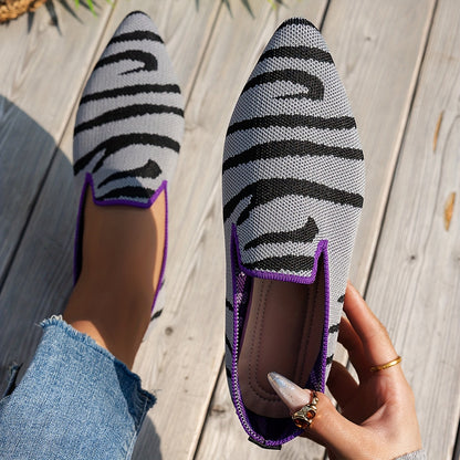 Nora™ | Mocassin Zèbre