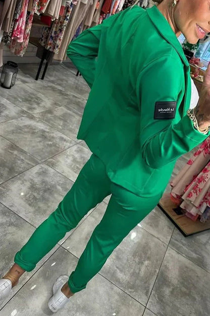 Isabelle | Tailored Set with Soft Blazer and Casual Joggers