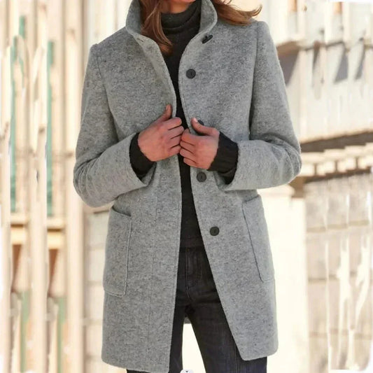 Manteau Bronte avec fermeture à boutons pour femmes