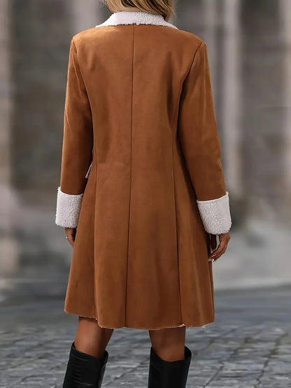 Manteau Trench à Col Cuddle