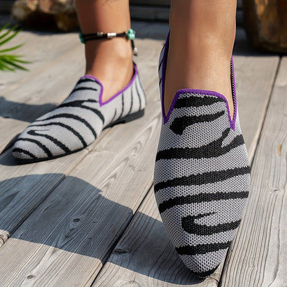 Nora™ | Mocassin Zèbre