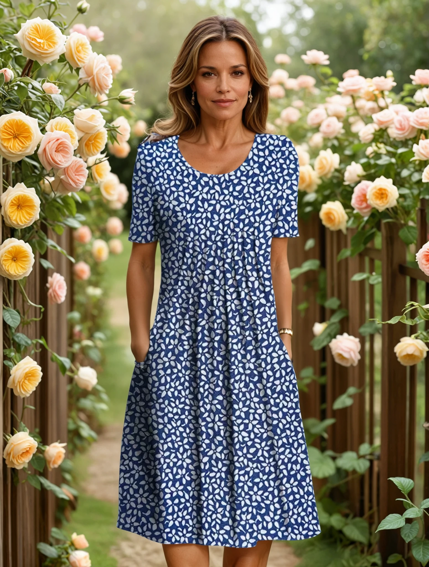 Édithine | Robe Élegante Avec Couverture Du Ventre