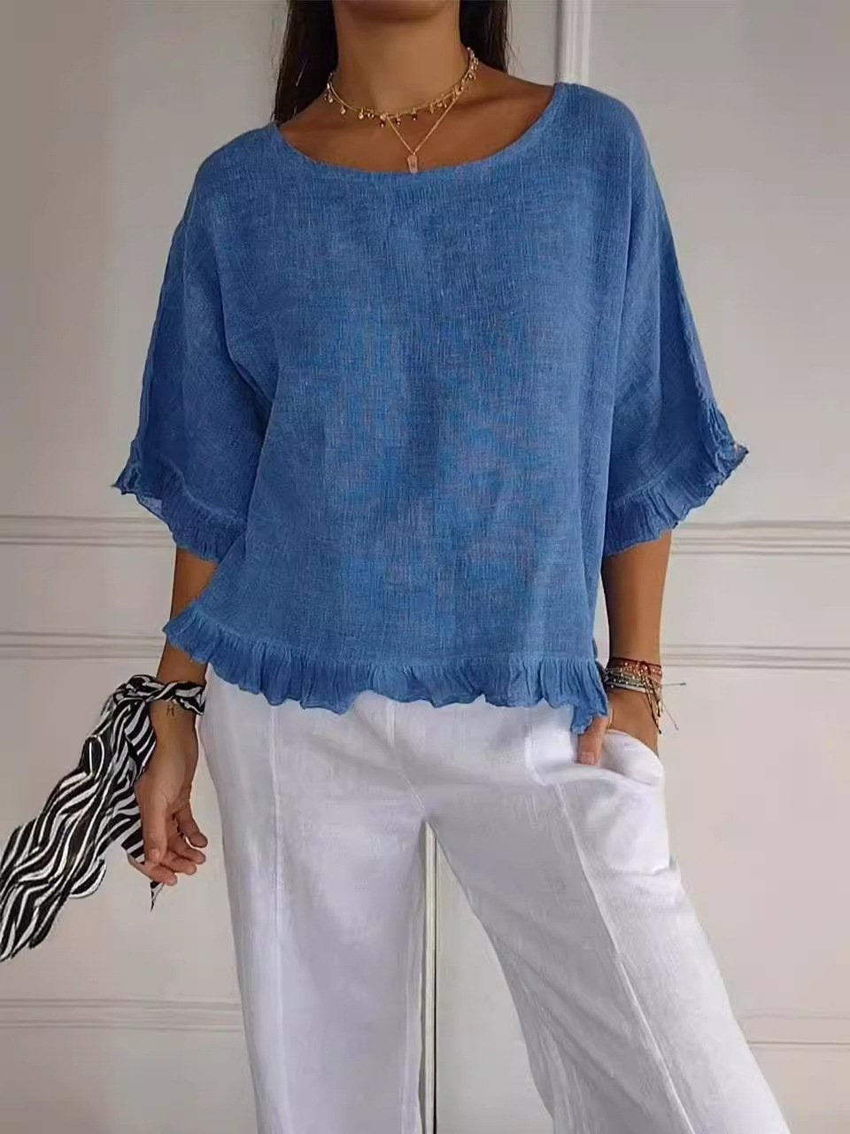 Mireille - Blouse décontractée élégante