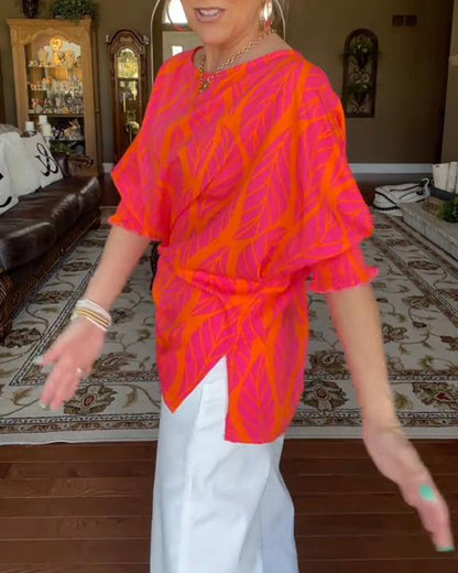 Zynelle™ | Relaxed Print Blouse