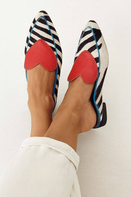 Blair™ | Mocassion Zèbre Amour