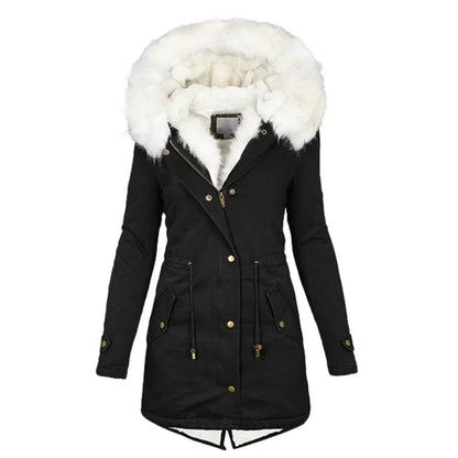 Giulia - Manteau d'hiver avec doublure en fausse fourrure