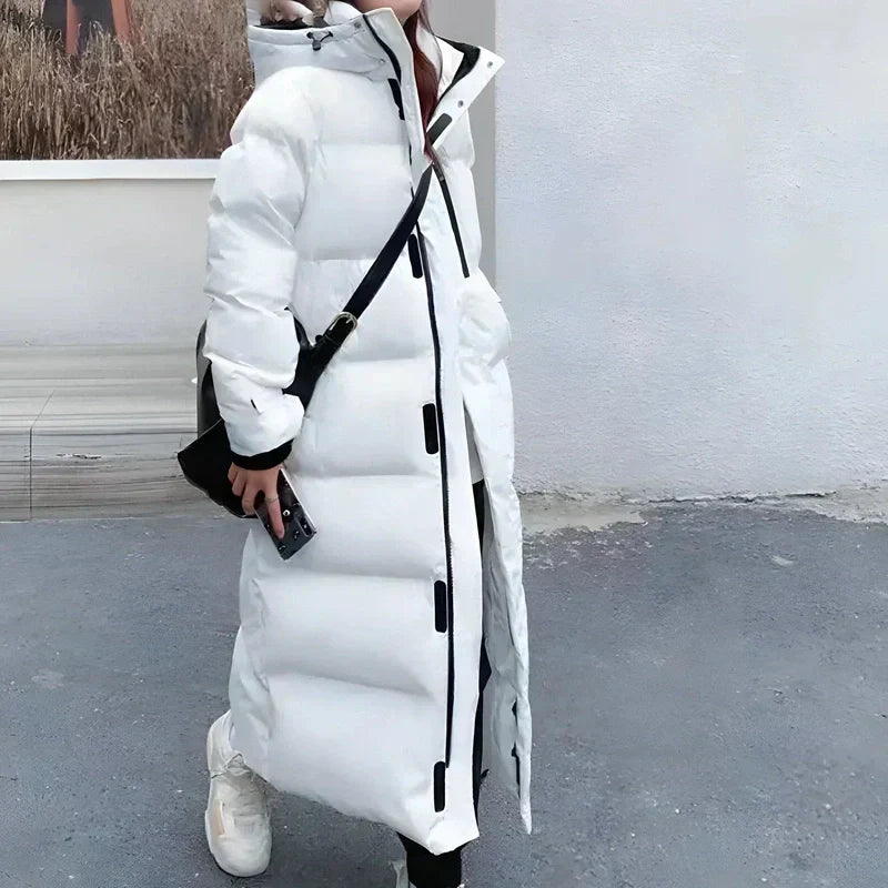 Akazie - Veste Longue Élégante et Coupe-Vent pour Femmes