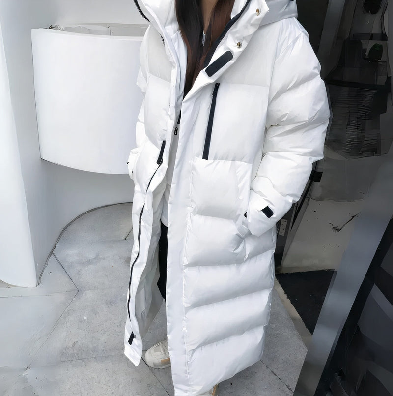 Akazie - Veste Longue Élégante et Coupe-Vent pour Femmes