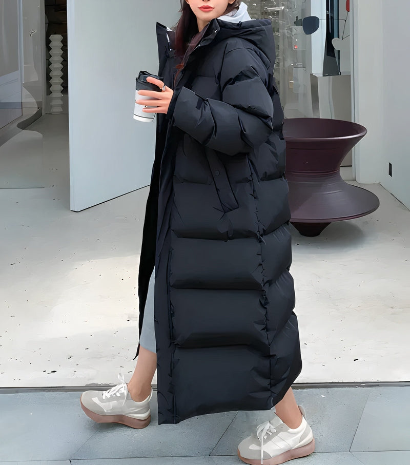 Akazie - Veste Longue Élégante et Coupe-Vent pour Femmes