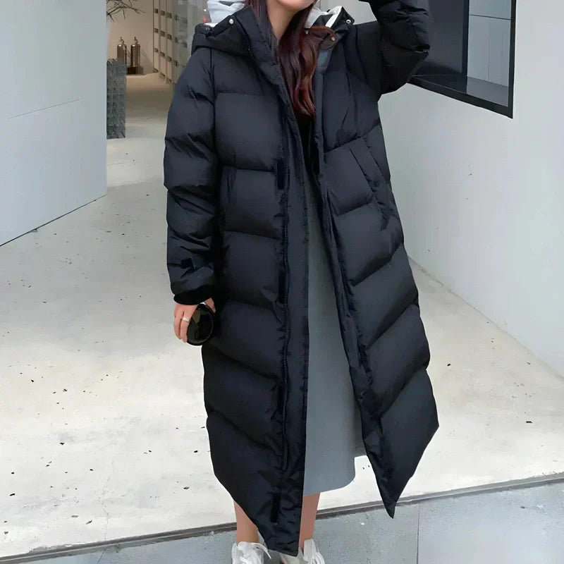Akazie - Veste Longue Élégante et Coupe-Vent pour Femmes
