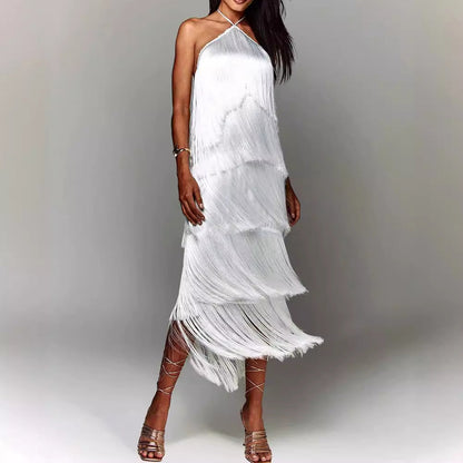 Edina - Dress with tassels