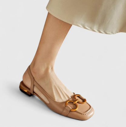 Kaitlyn | Orthopedic Leather Buckle Sandals