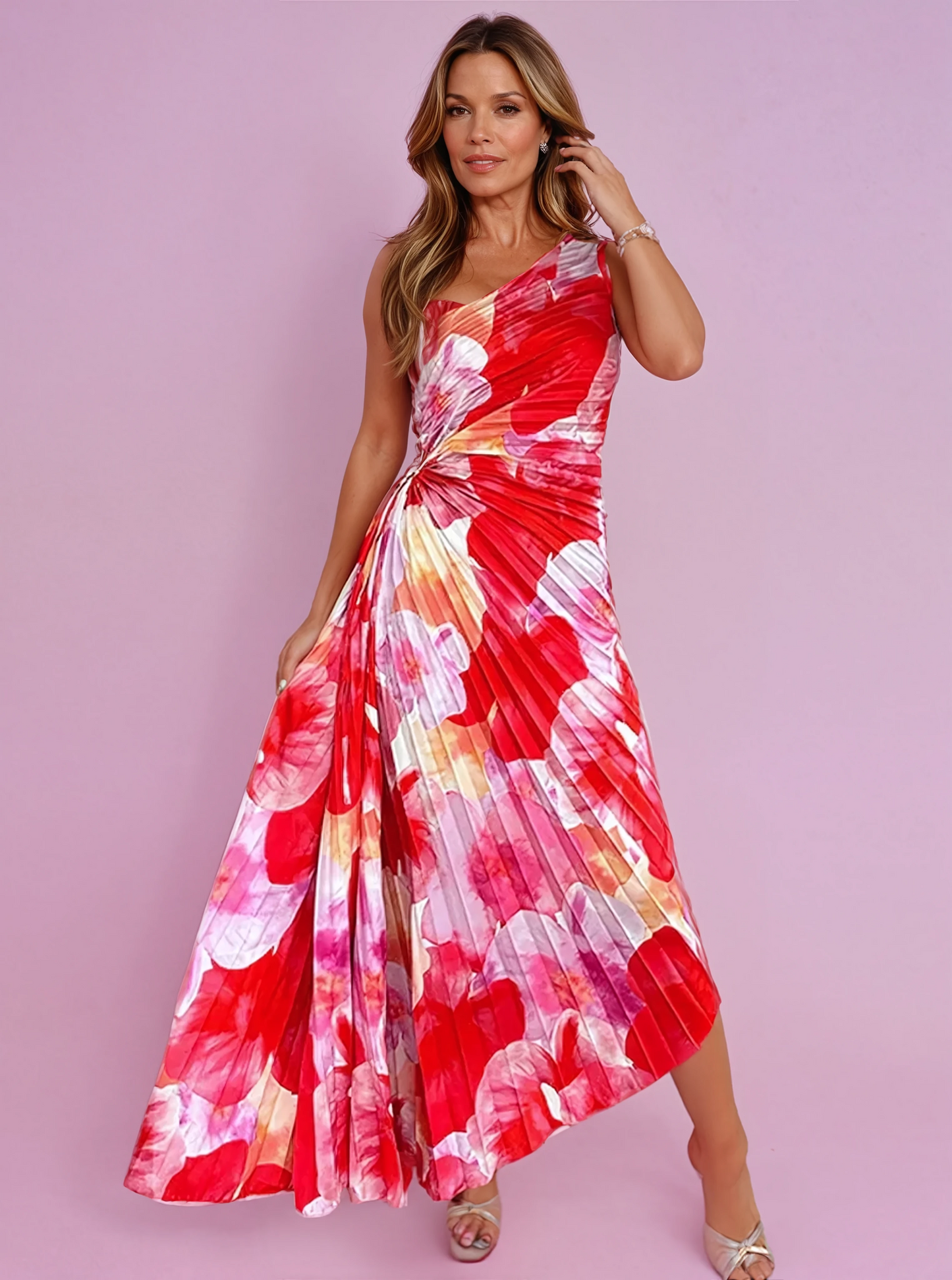 Katie | Robe Plissée d'Été (Presque épuisé)