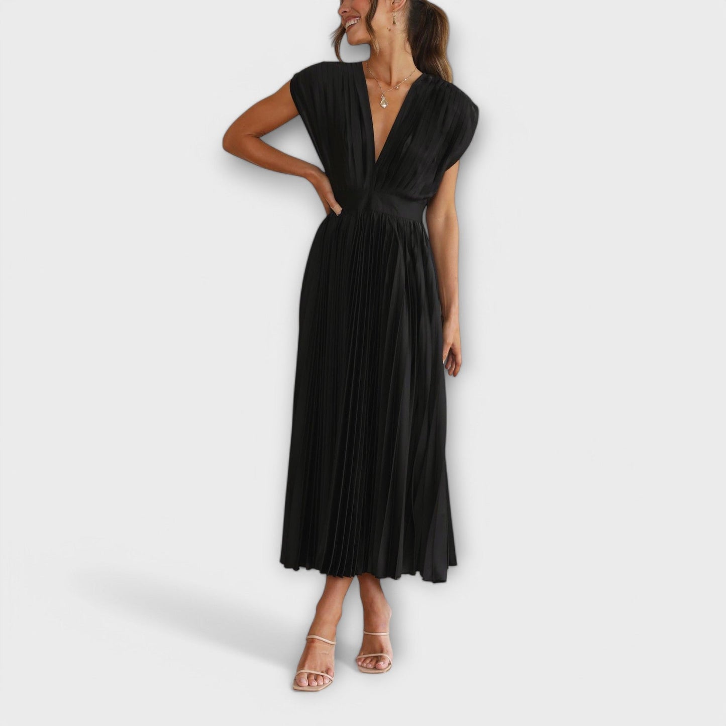 Stylish Pleated Dress