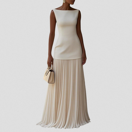 Serena | Pleated Maxi Dress