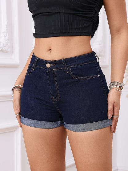 ISALINE™ - Casual Everyday Denim Shorts