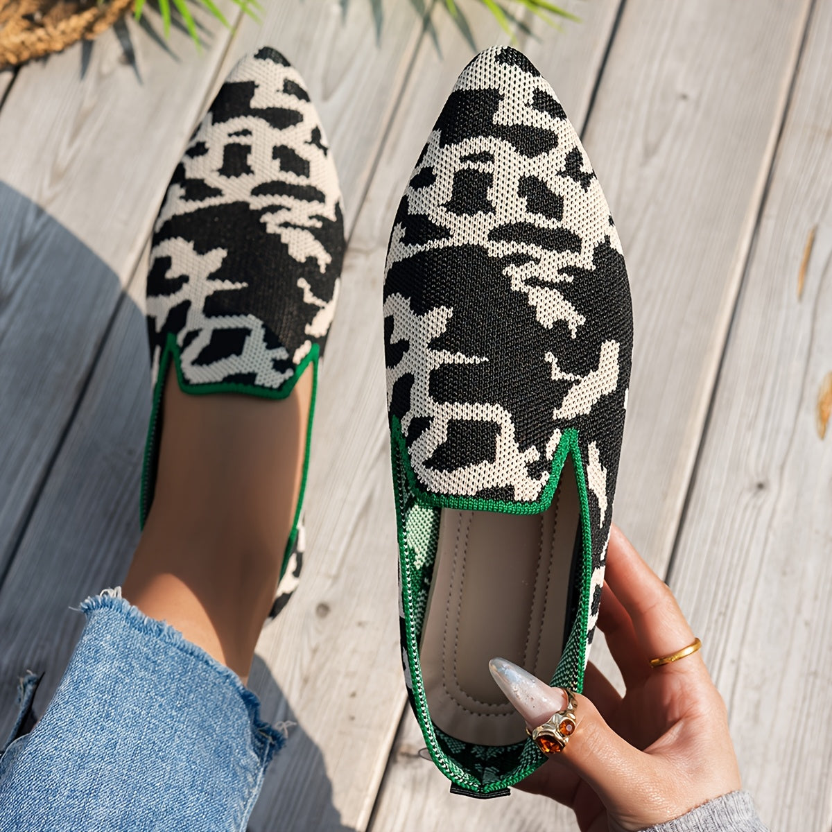 Nora™ | Mocassin Zèbre