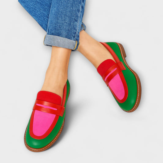 Nyla™ | Mocassins Casual Contrastés