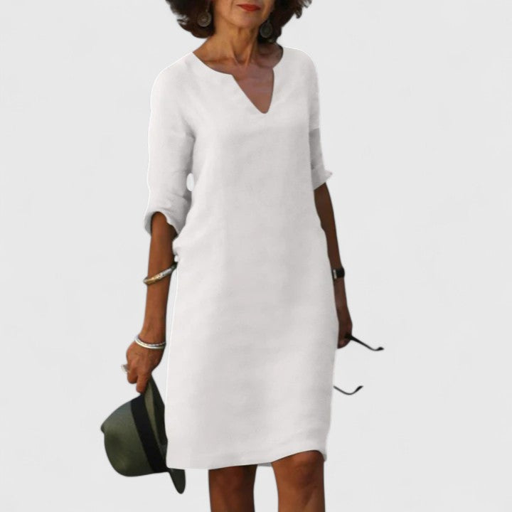 Hannah | Stylish V-Neck Dress