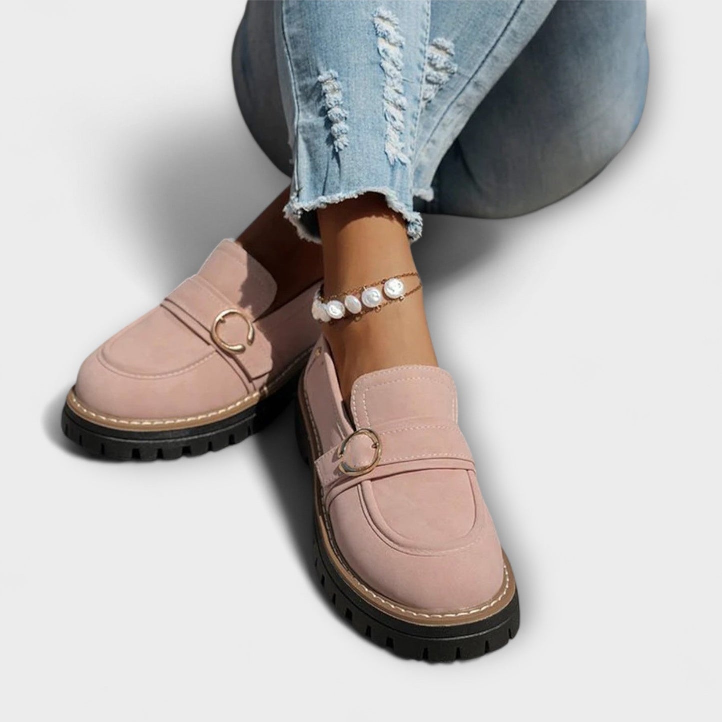Lora™ | Mocassins Décontractés à Bout Rond