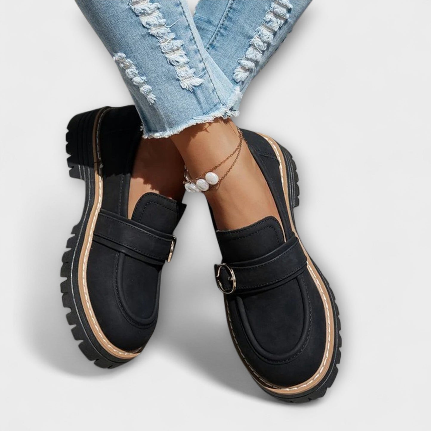 Lora™ | Mocassins Décontractés à Bout Rond