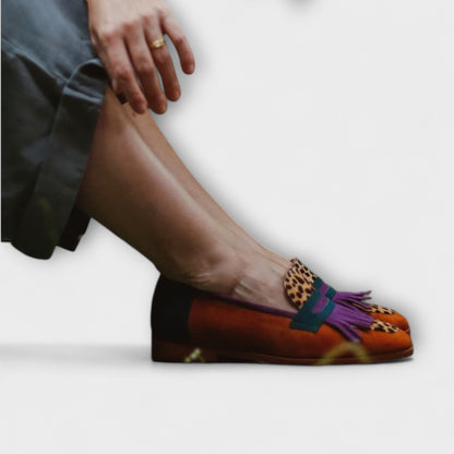 Fallon™ | Mocassin Marron Léopard