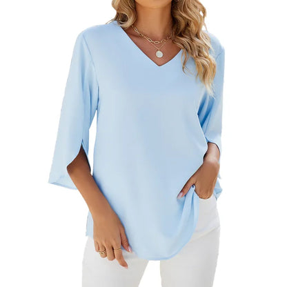 Helene - Blouse à col V