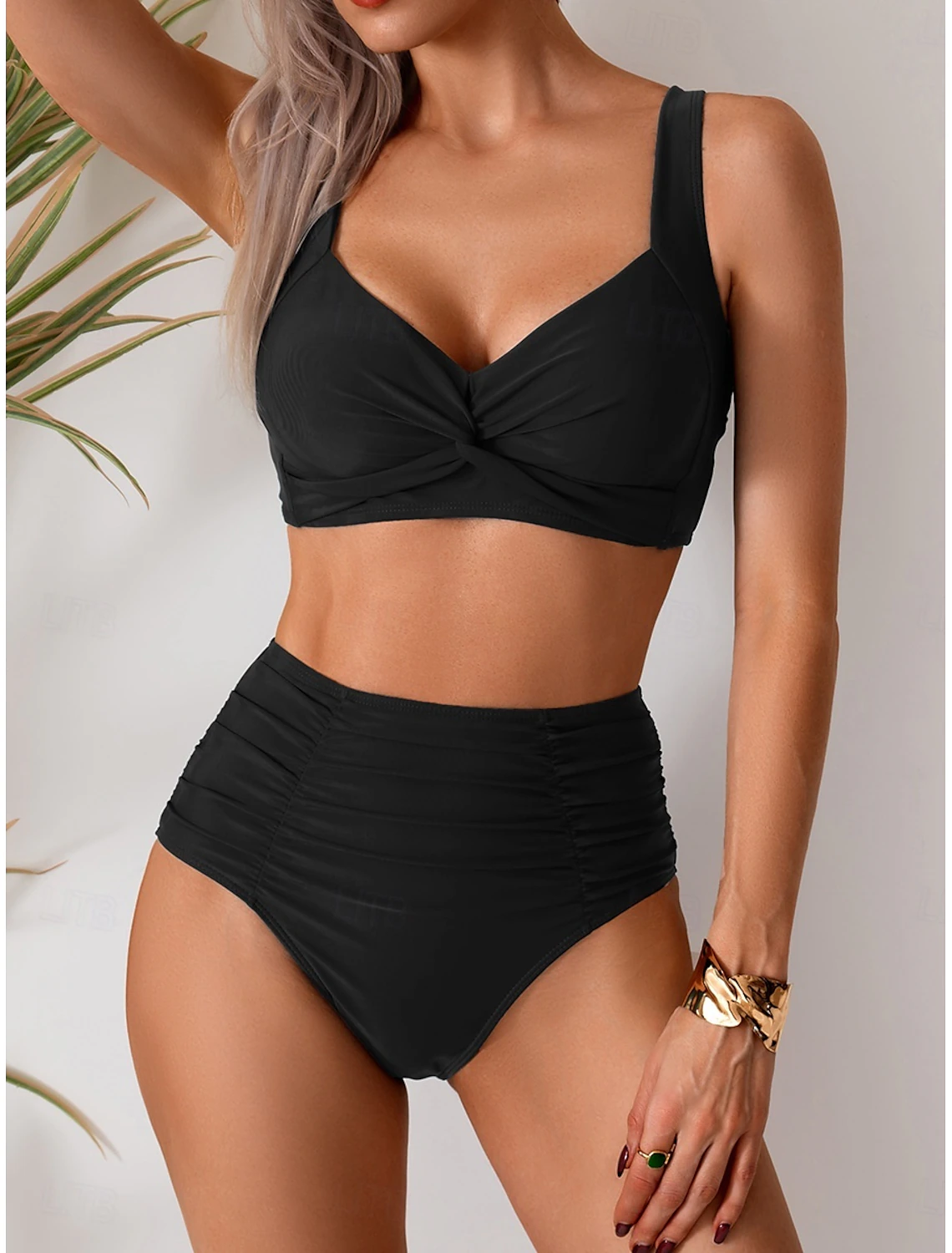 Nicole - Ruched Fabric Bikini