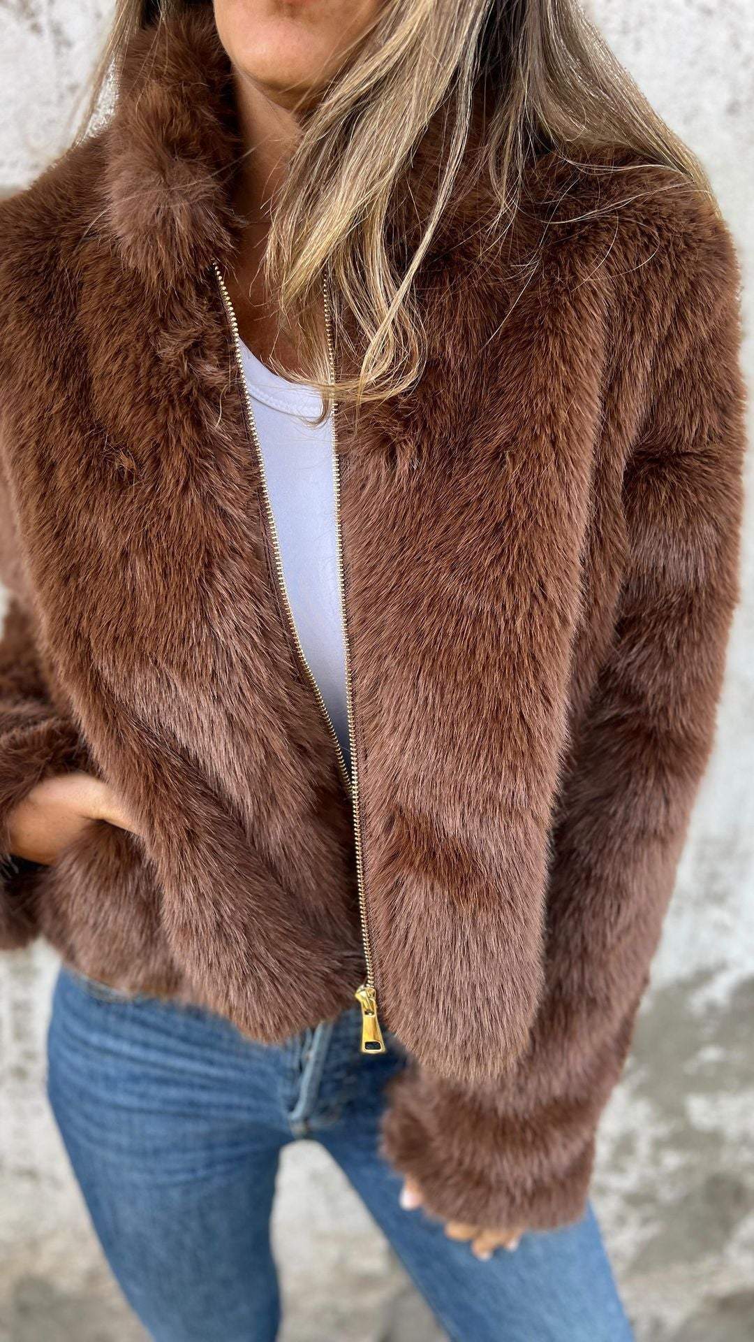 Sara™ | Manteau en fourrure de luxe