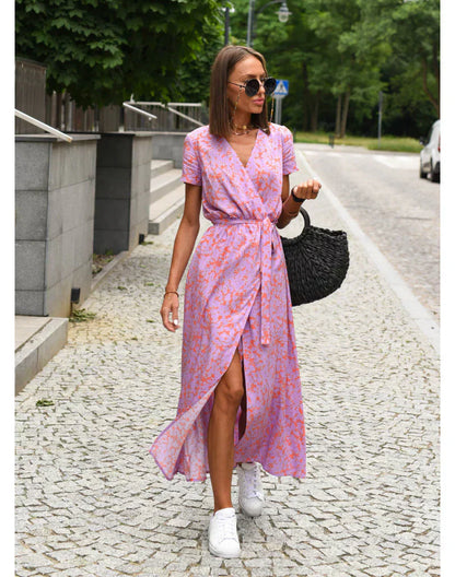Suzanne | Robe élégante à col en V