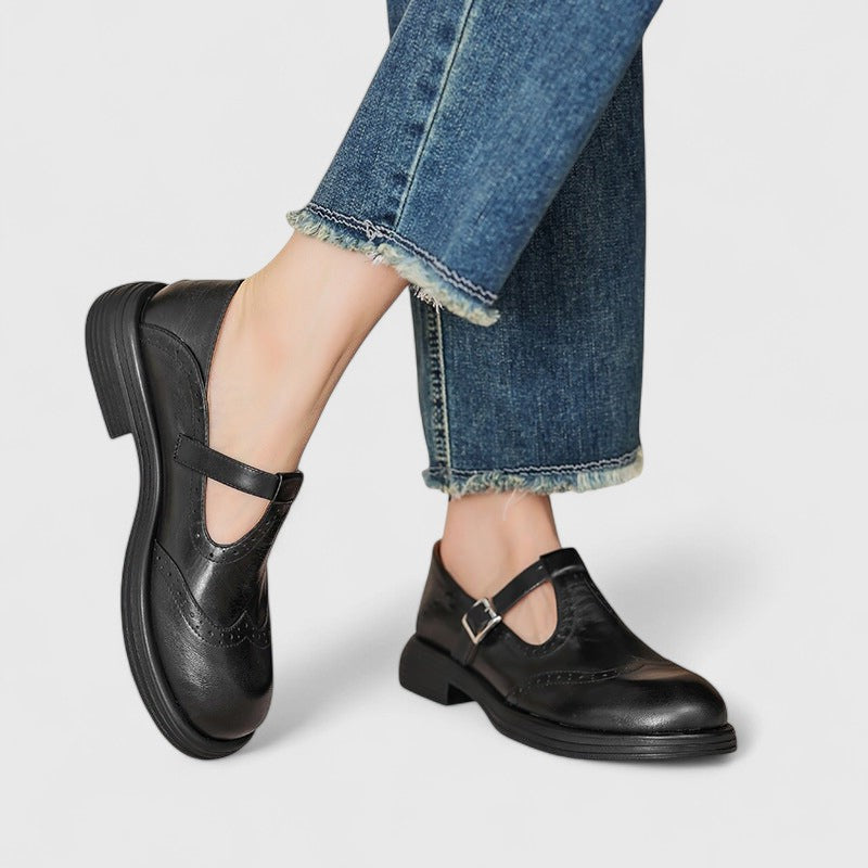 VELDA | ELEGANT LEATHER MARY JANES