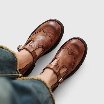 VELDA | ELEGANT LEATHER MARY JANES