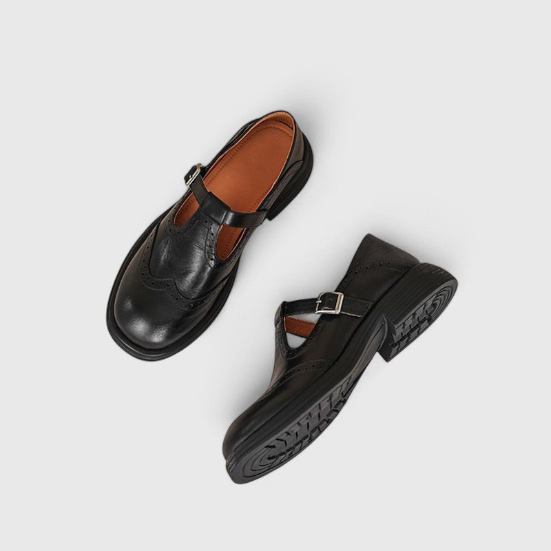 VELDA | ELEGANT LEATHER MARY JANES